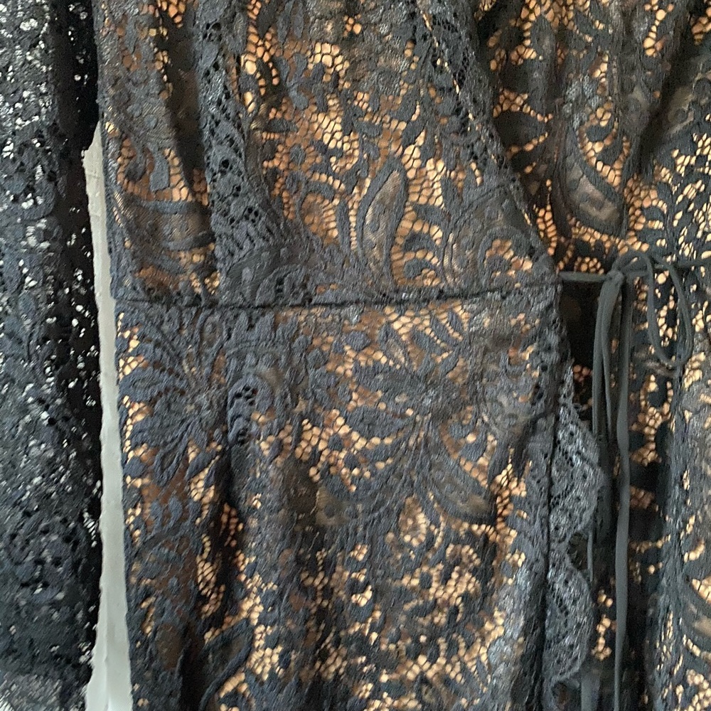 Forever 21 Long Sleeve Lace Romper - Picture 2 of 3